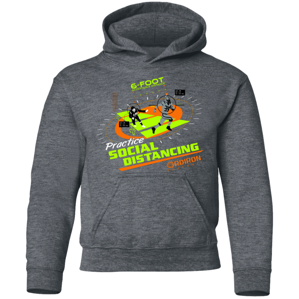 **YOUTH: SOCIAL DISTANCING** Youth Heavyweight Hoodie